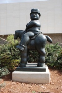 Man on a Horse by Fernando Bolero