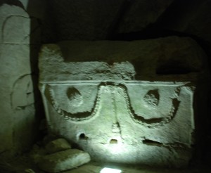 Stone coffin inside Bet She'arim