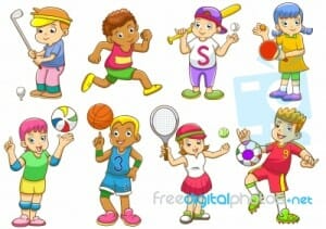 Children Playing Different Sports Courtesy FreeDigitalPhotos.net
