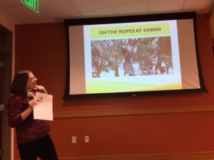 Sandra Bornstein speaking at CU-Boulder