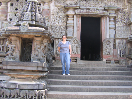 Sandy at Belur