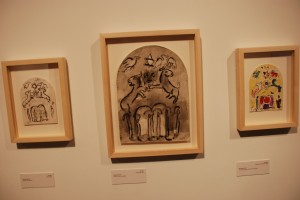 Chagall Window Drawings- Tribe of LeviExhibit- Israel Museum