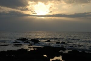 Sunset in Hawaii