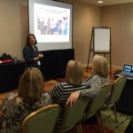 Sandra Bornstein speaking at CCIRA Literacy Conference