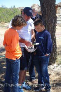 MickeyLive with a father and his 2 sons launching a drone at El Pedral Lodge