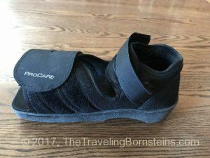 orthopedic post-surgical shoe