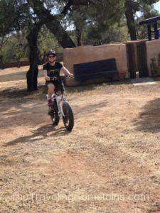 Sandy Bornstein Bicycling at Rancho de la Osa in Arizona